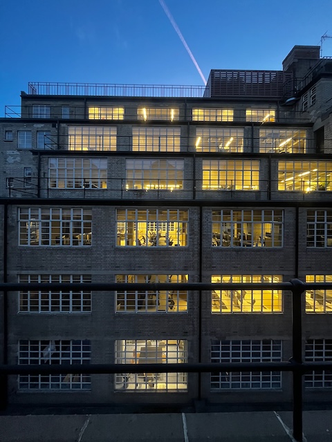 Offices, brick building