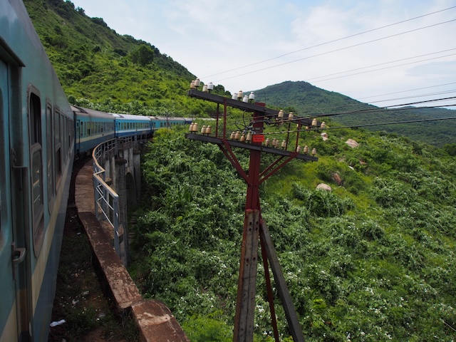 Train in a curve